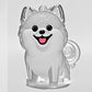 Dog Hair Collector Keychain Charm Memorial Storage Box
