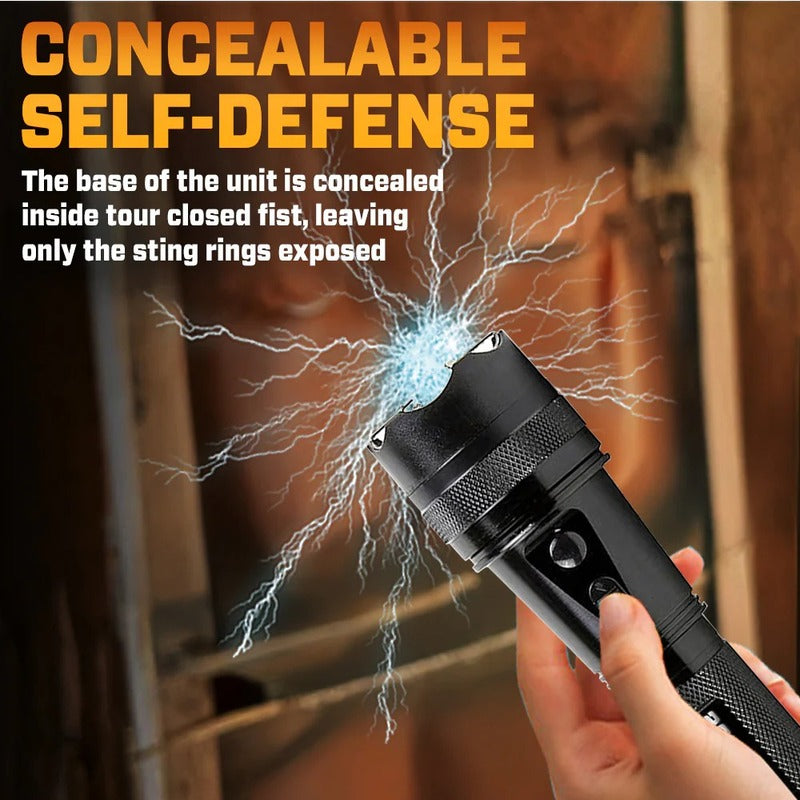 2025 Flash sale 75% Off  SUPTRUCK VoltGuard X95 Tactical Stun Flashlight Light in Dark, Power in Danger