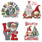 Christmas Mystery DTF Transfer Bundle for T-Shirts, Totes & DIY Gifts