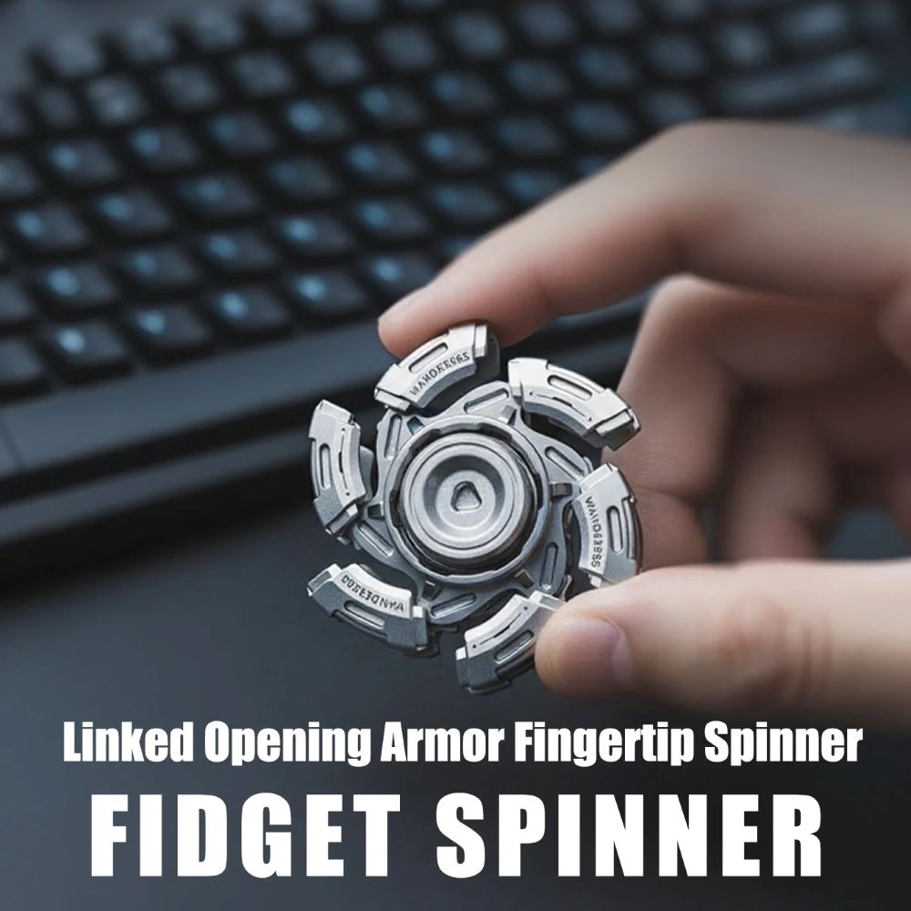 Stainless Steel Mecha Fidget Spinner