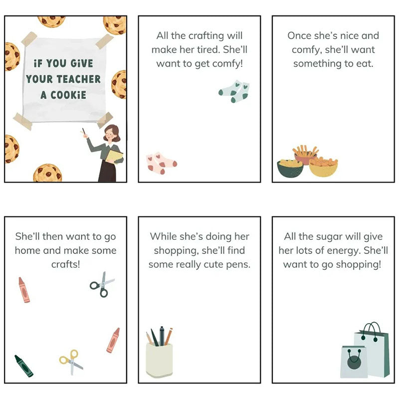 "IF YOU GIVE YOUR TEACHER A COOKIE" Gift Book