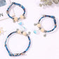 Lucky Kimono Cedar-Bead Pet Collar