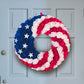 Red White and Blue Roses Patriot Wreath