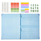 Accordion File Organizer Manila Pocket Document Folder for Passports, Birth Certificates & Important Papers, Office & Home Storage