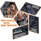 Portable Arm Trainer - Adjustable Spring Resistance Upper Body Workout