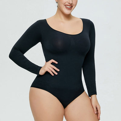 Crew Neck Long Sleeve Bodysuit