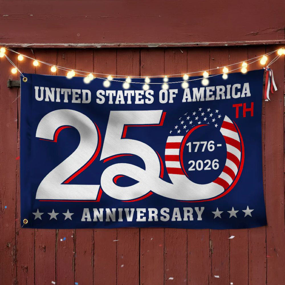 Patriotic 250th Anniversary Flag - C032