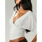 Women’s V-Neck Backless Bodycon Top – Slim Fit Sexy Summer Tee
