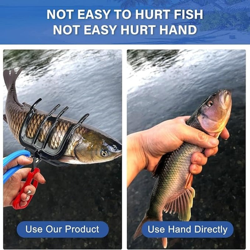 A Fishing Pliers Gripper Metal Fish Control