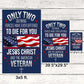 Veterans Day Flag Jesus Christ And The American Flag - C039
