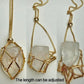 Crystal Stone Holder Necklace