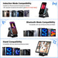 5-in-1 Wireless Induction Bluetooth Speaker with Adjustable Phone Stand