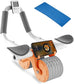 Automatic Rebound Ab Roller Wheel with Timer – Home Core Trainer with Stable Dual-Wheel Design
