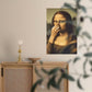 Piece Mimics Mona Lisa Bathroom Wall