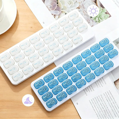 31-Day Detachable Monthly Pill Organizer