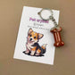 Pet Crystal Charm Keychain – Emotional Support Gift