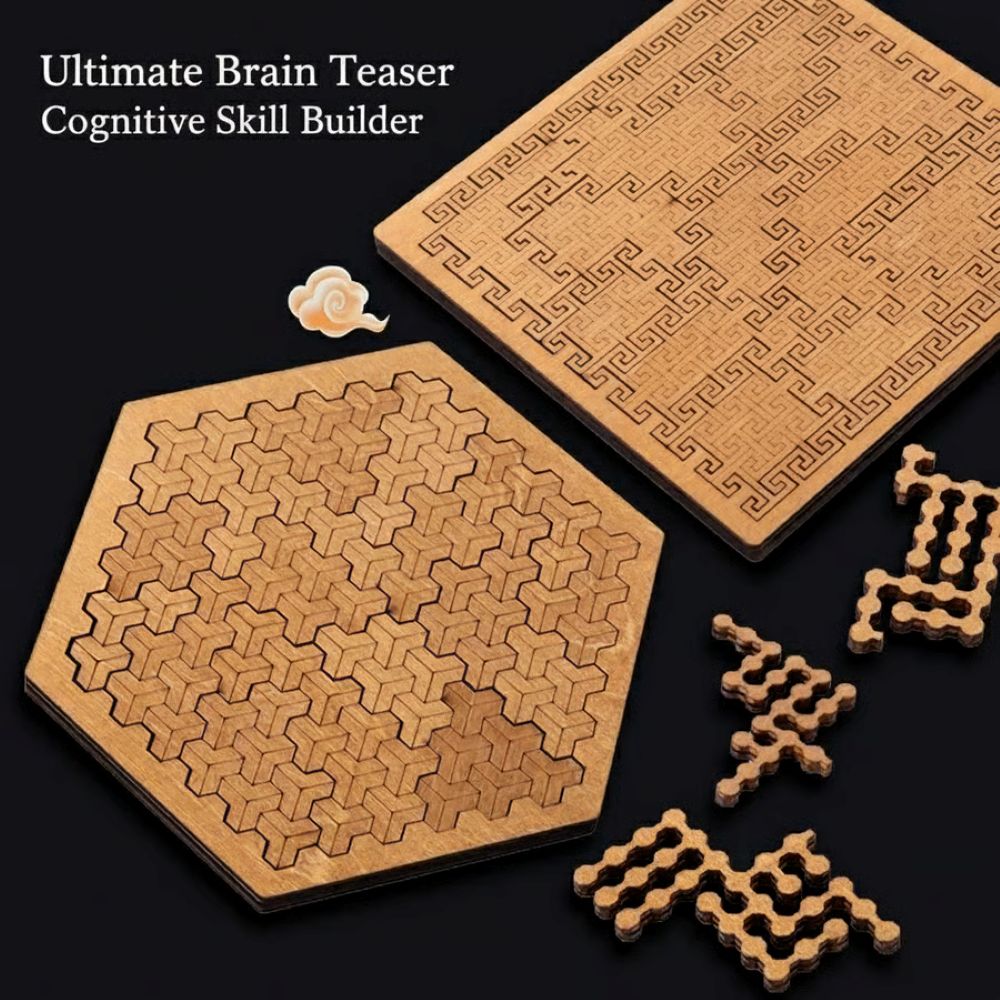 Fractal Tray Puzzles