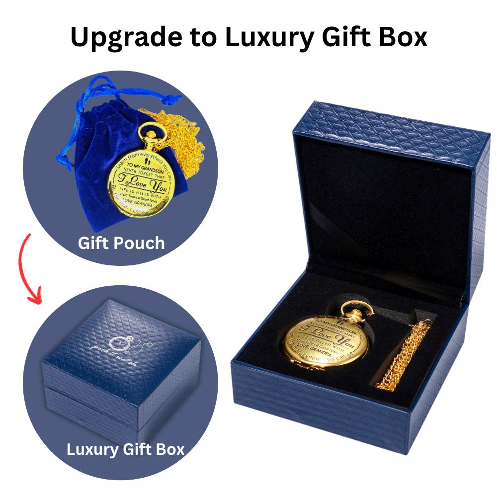 To Grandson / From Grandpa - Luxury Vintage Pocket Watch