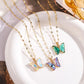 Crystal Butterfly Necklace