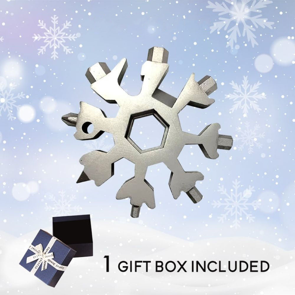 Snowflake - MultiTool 18-in-1 Stainless Steel Portable For Outdoor Adventure
