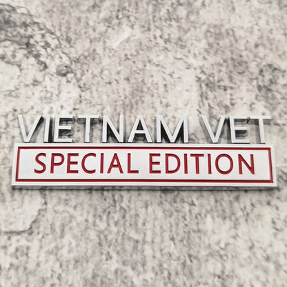 Vietnam Vet - Emblem Sticker Badge, Funny Decals for Car, Truck, SUV, Motorcycle - TE010