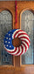 Red White and Blue Roses Patriot Wreath