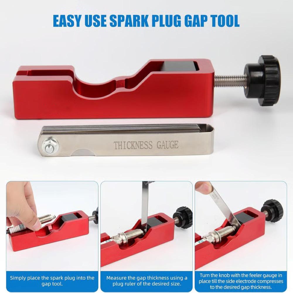 Spark Plug Gap Tool with Feeler Gauge
