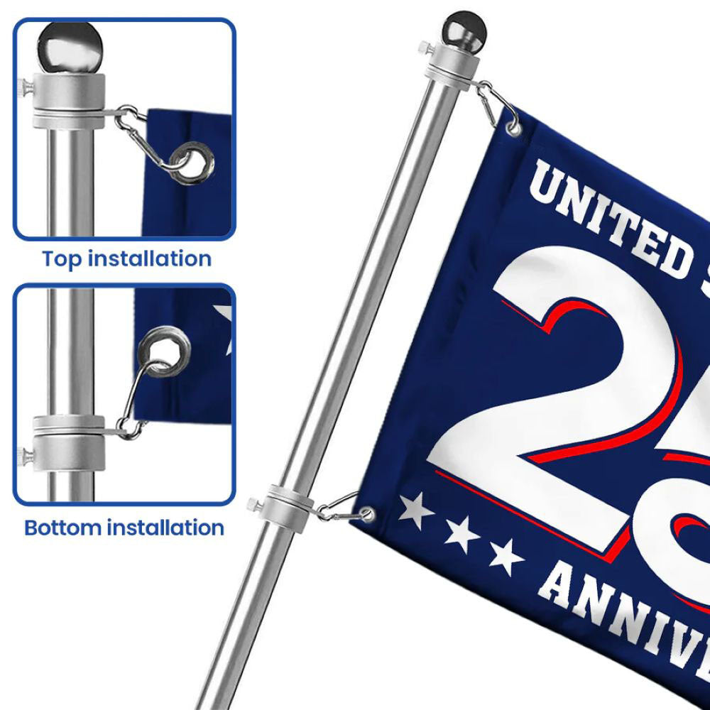 Patriotic 250th Anniversary Flag - C032