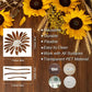 Blooming Flowers Garden Stencils - DIY Decoration