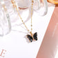 Crystal Butterfly Necklace