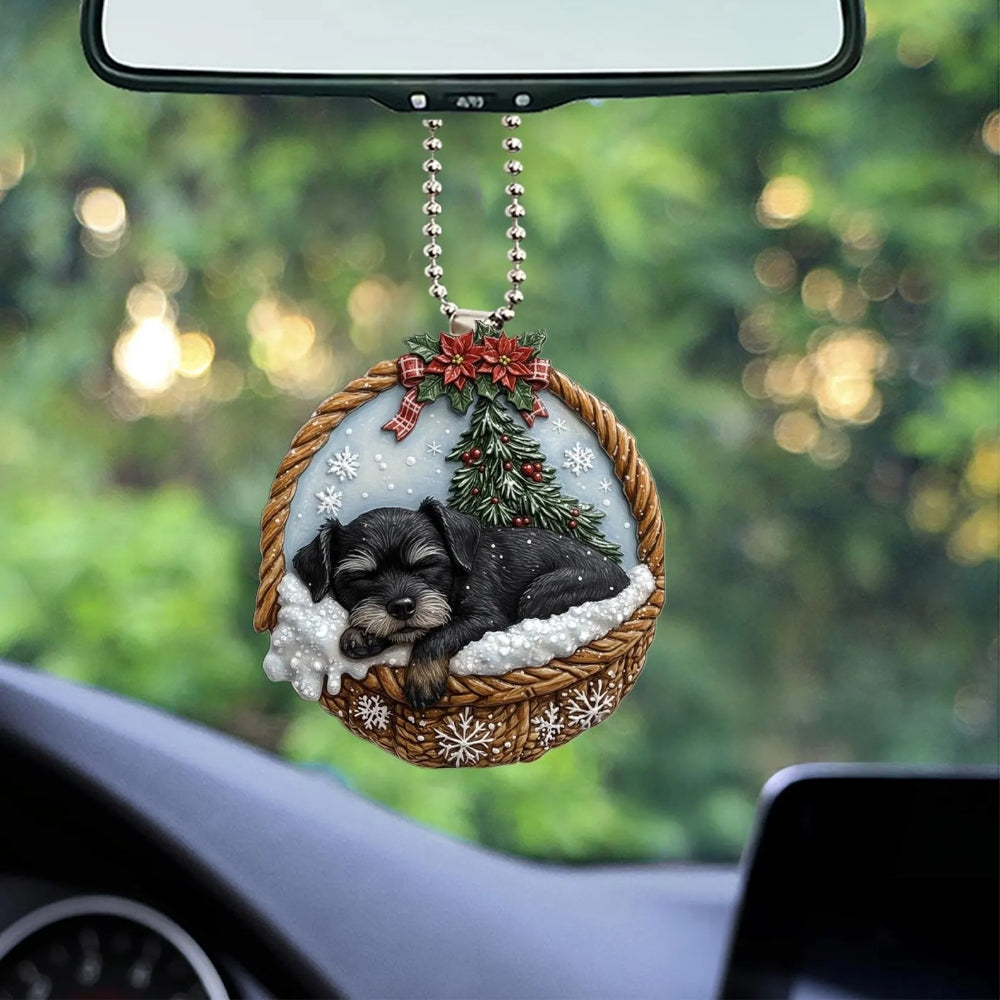 Affenpinscher In Mini Basket Ornament - MB009