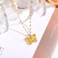 Crystal Butterfly Necklace