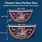 USA 250th Anniversary Flag Half Round Banner