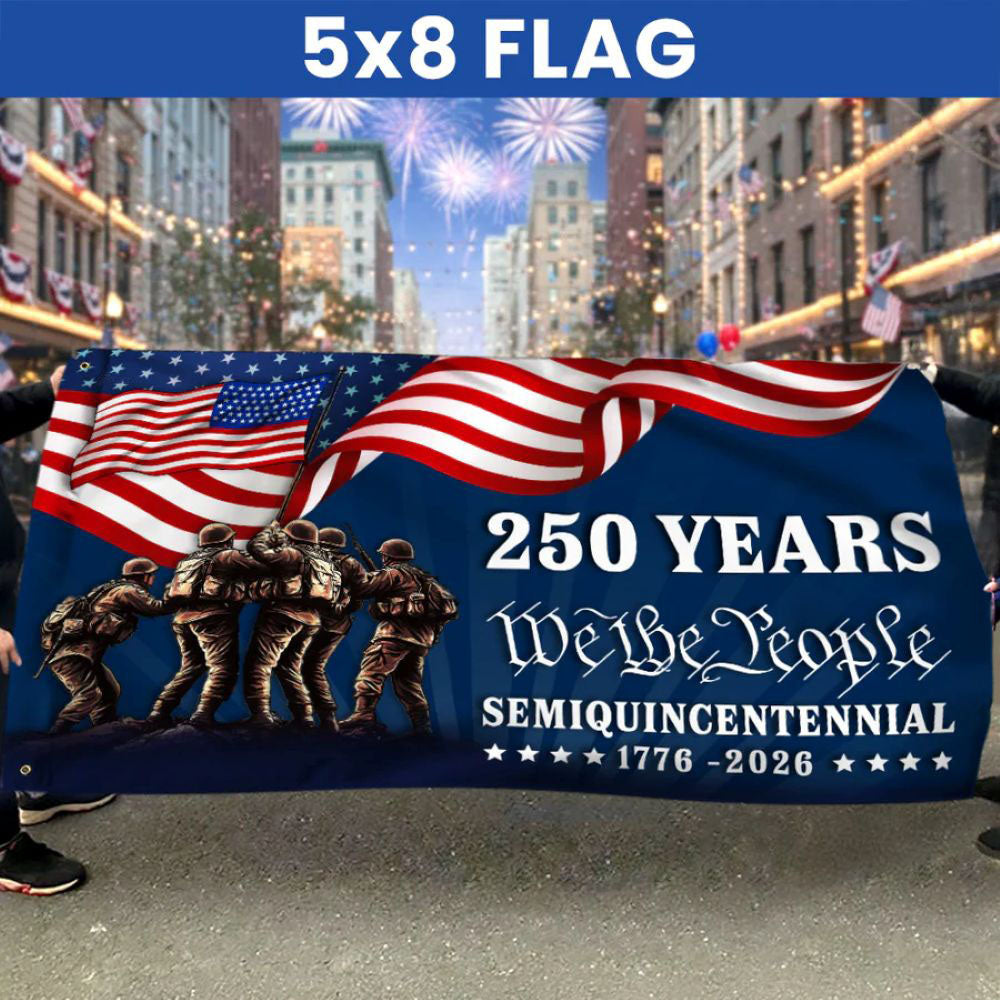 American 250 Years We The People Semiquincentennial Grommet Flag - C038