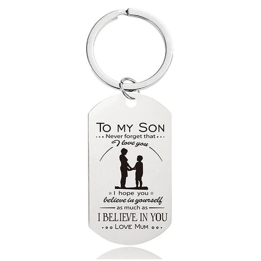 I Hope You Believe In Yourself As Much As I Believe In You - Inspirational Keychain - A903