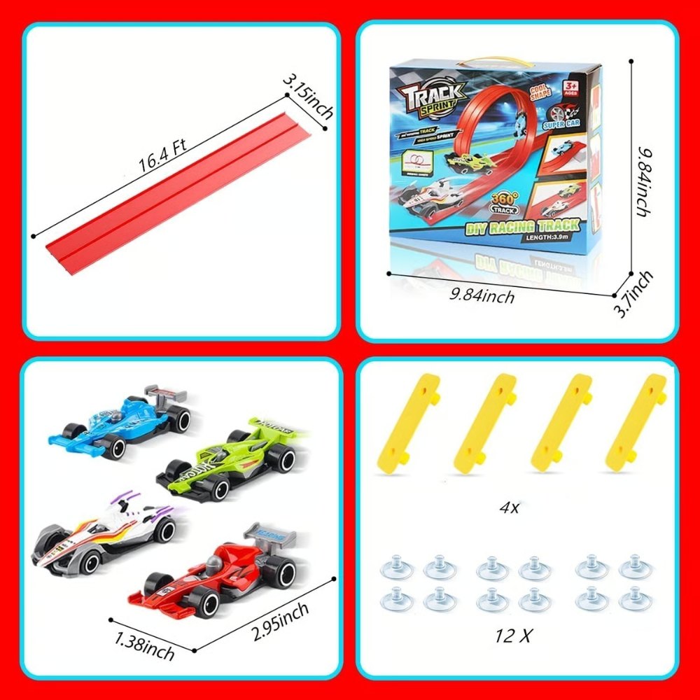 DIY Flexible Racing Track Toy