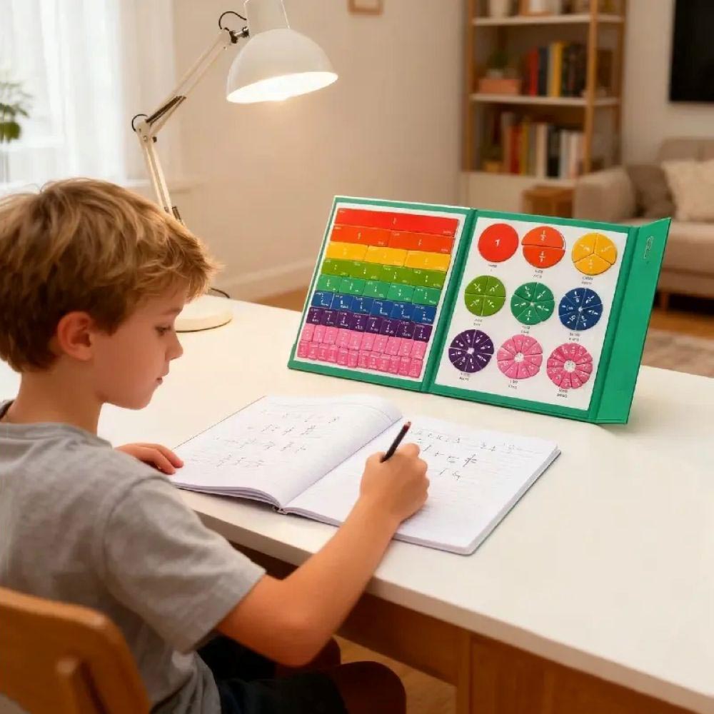 Magnetic Fraction Math Learning Book