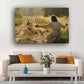 Lamb Runs to Jesus - D369 - Gallery Wrapped Canvas Prints