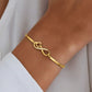 To My Unbiological Daughter - I Always With You Heart Infinity Bracelet