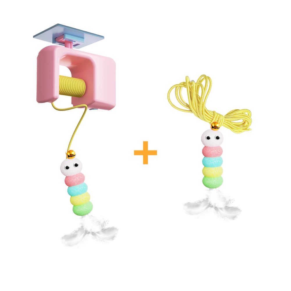 Automatic Electric Cat Teaser Toy With Rising & Falling Motion