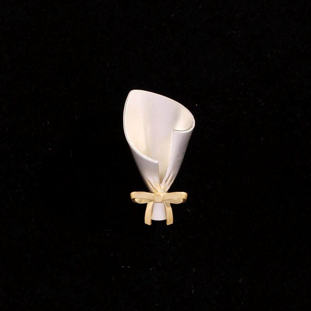 Real Flower Keepsake Brooch