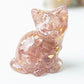 Handmade Natural Crystal Gemstone Sitting Cat