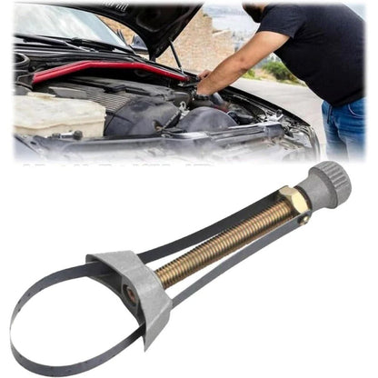 Adjustable Oil Filter Wrench – Heavy-Duty Universal Strap Tool