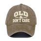 Vintage Distressed "OLD & DON'T CARE" Cap