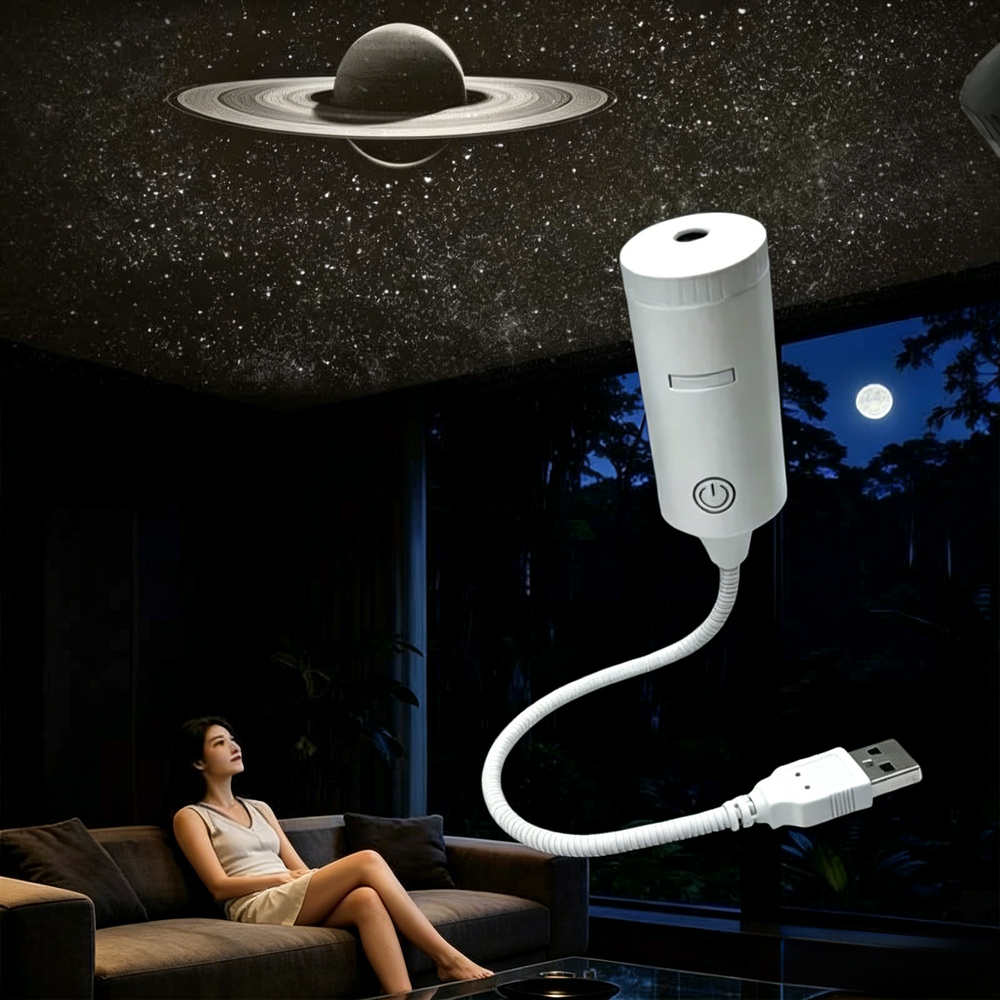 Plug-and-Play HD Star Projector