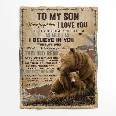 To My Son - From Mom - A932 - Premium Blanket