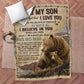 To My Son - From Mom - A932 - Premium Blanket