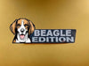 Beagle Car Badge Laser Cutting Car Emblem CE018