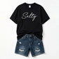 Salty Beach Girl Tee - Ocean Lover Shirt