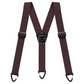 Men's Adjustable Suspenders - X-Back / Y-Back Styles with Hook Clips